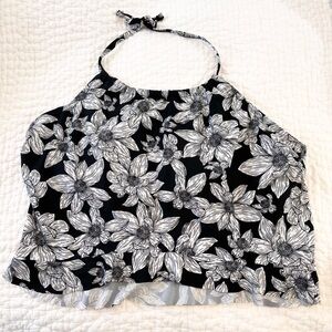 Crown & Ivy halter crop bikini top